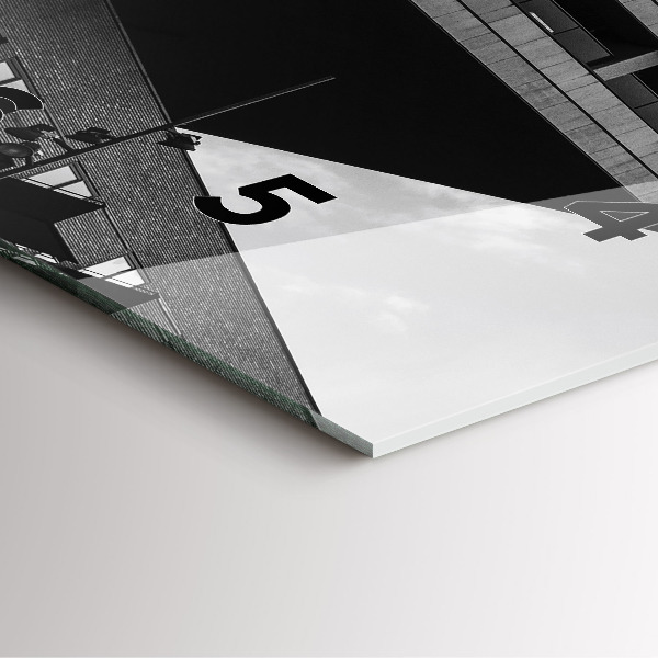 Reloj de pared cuadrado Arquitectura en Amsterdam