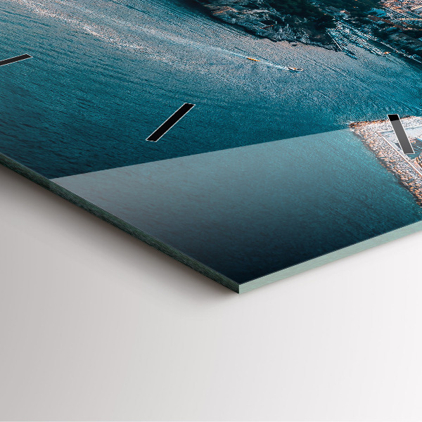 Reloj de pared cuadrado Isla en Croacia