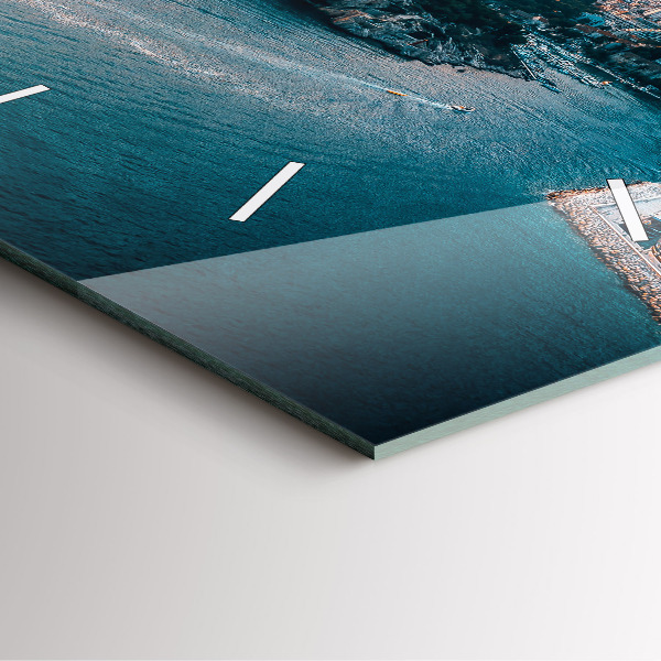 Reloj de pared cuadrado Isla en Croacia