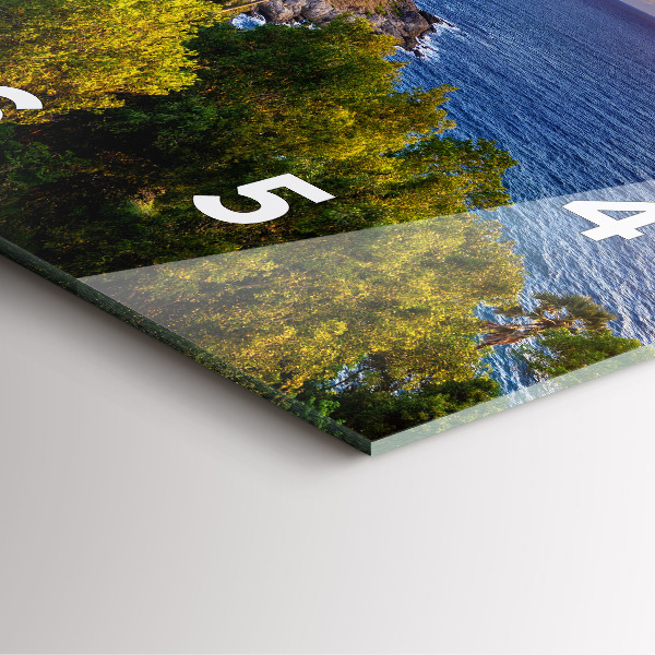 Reloj de pared cuadrado Phuket en Tailandia