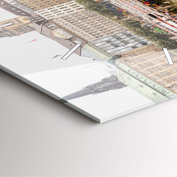 Reloj cuadrado Río Hamburgo, Alemania