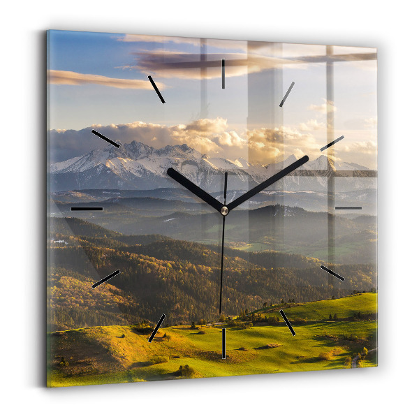Reloj de pared cuadrado Pieniny - Alto Pico