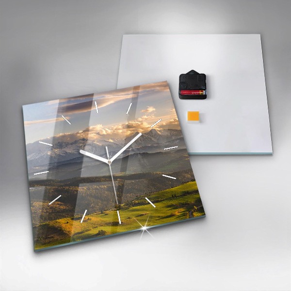 Reloj de pared cuadrado Pieniny - Alto Pico