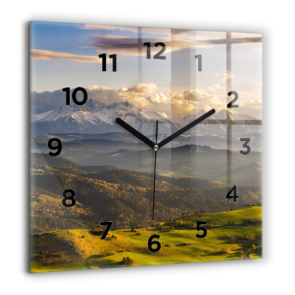 Reloj de pared cuadrado Pieniny - Alto Pico
