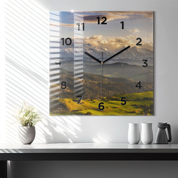 Reloj de pared cuadrado Pieniny - Alto Pico