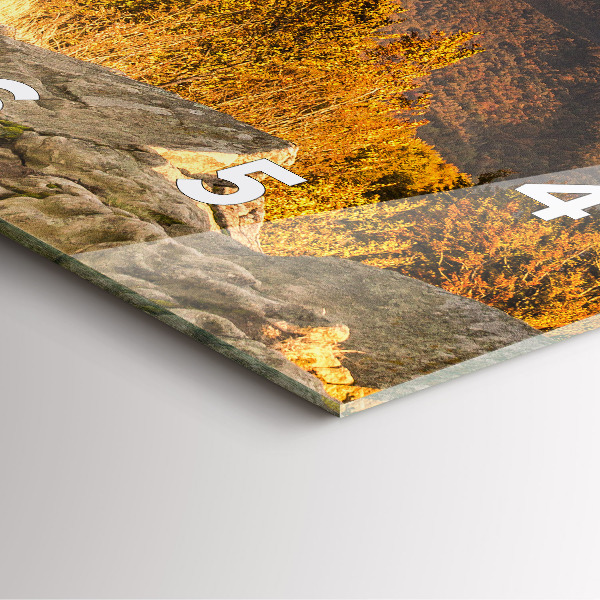 Reloj cuadrado Montañas Bieszczady