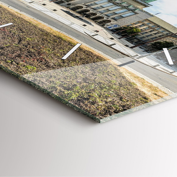 Reloj cuadrado Panorama de Ostrava