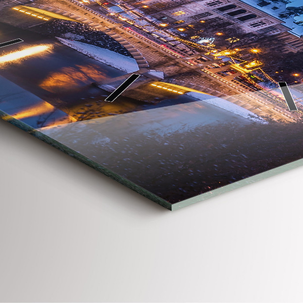 Reloj cuadrado Panorama de Pilsen