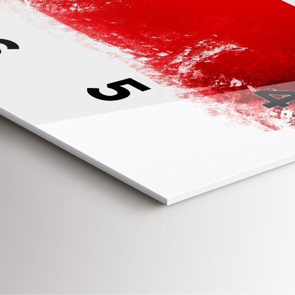 Reloj cuadrado Bandera de la República Checa