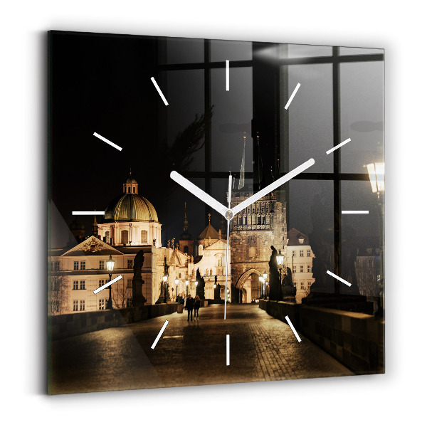 Reloj cuadrado Puente de Carlos en Praga