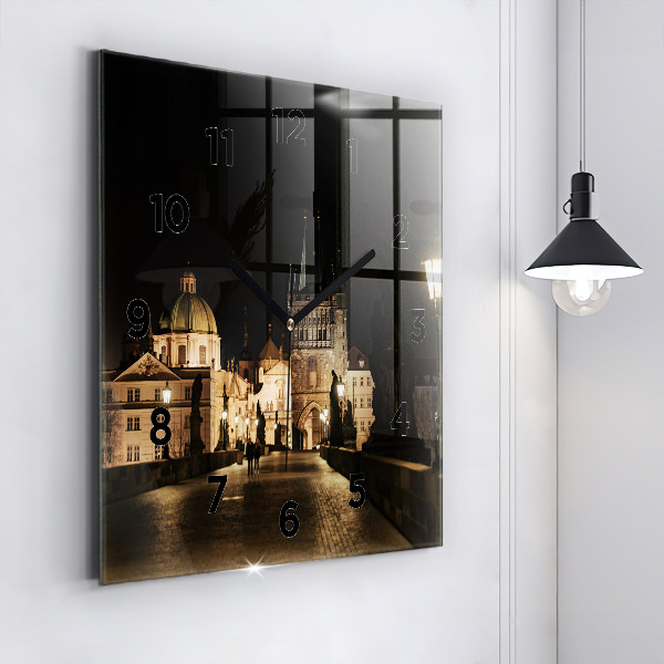 Reloj cuadrado Puente de Carlos en Praga