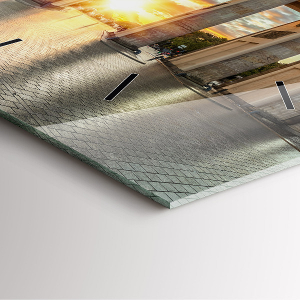 Reloj cuadrado Puerta de Brandemburgo en Berlín