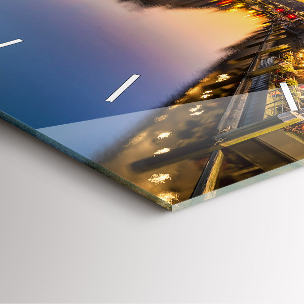 Reloj cuadrado Ayuntamiento de Hamburgo