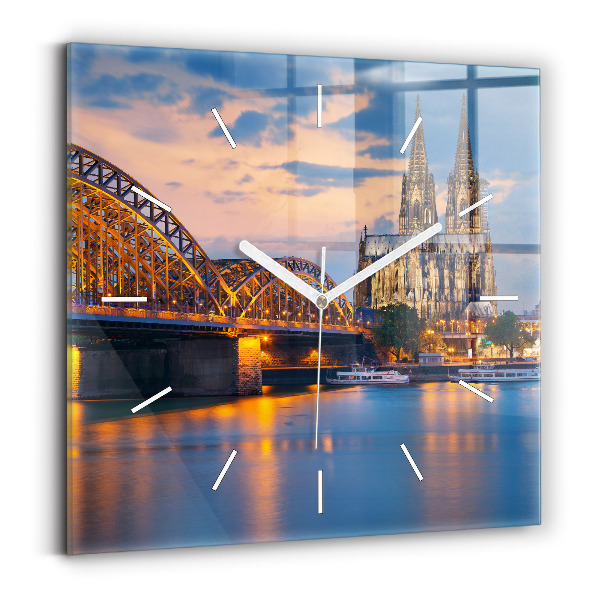 Reloj cuadrado Vista del ayuntamiento