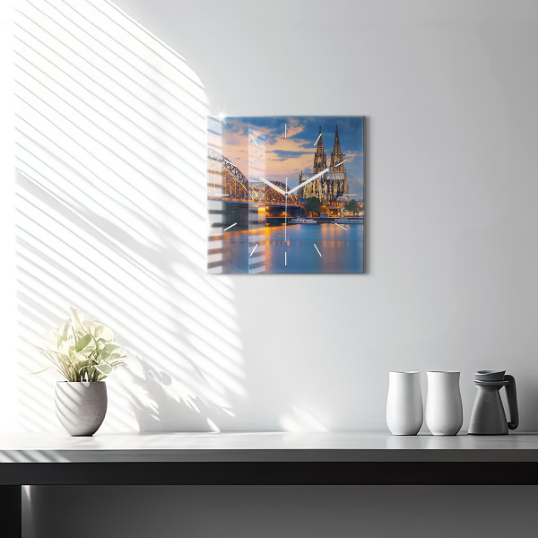 Reloj cuadrado Vista del ayuntamiento