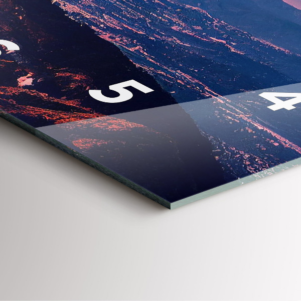 Reloj de pared cuadrado Montañas en San Antonio USA