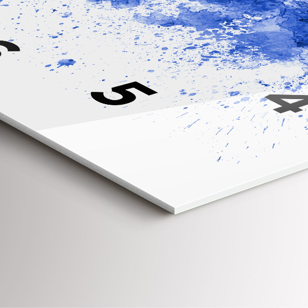 Reloj de pared cuadrado Acuarela de San Antonio