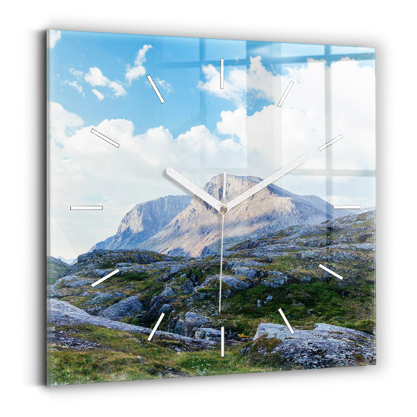 Reloj de pared cuadrado Paisaje rocoso