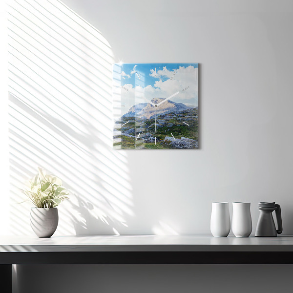 Reloj de pared cuadrado Paisaje rocoso