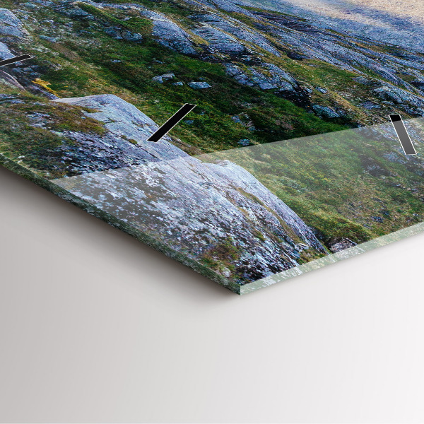 Reloj de pared cuadrado Paisaje rocoso