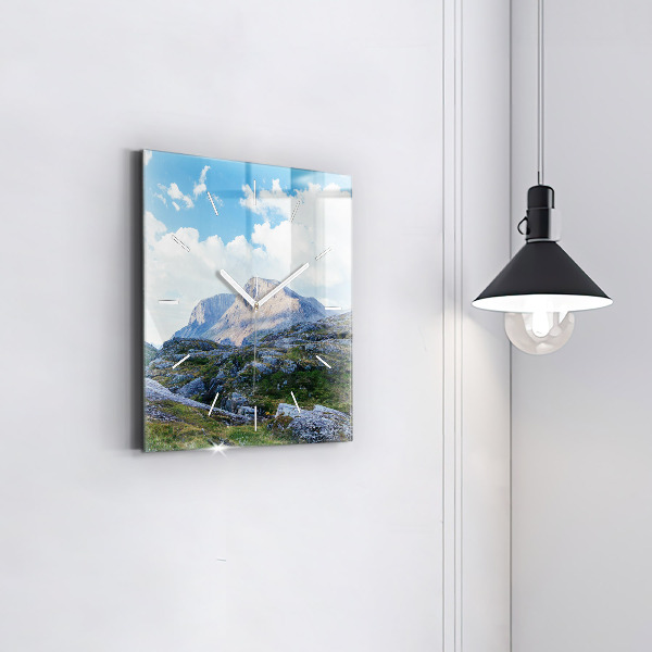 Reloj de pared cuadrado Paisaje rocoso