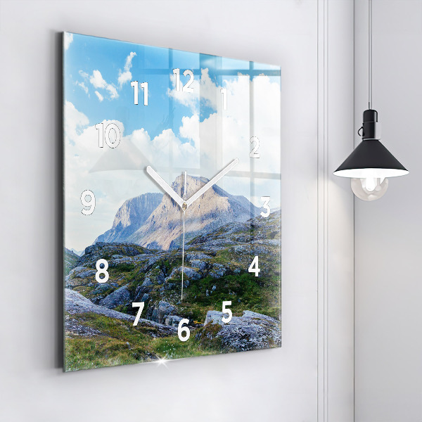 Reloj de pared cuadrado Paisaje rocoso