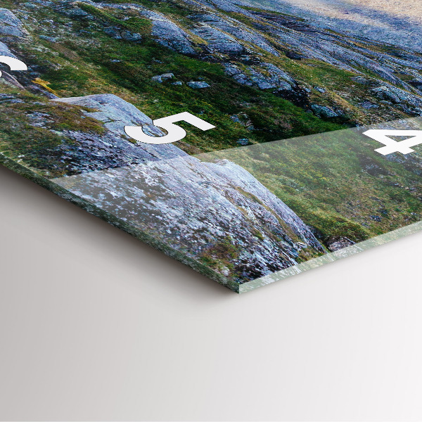 Reloj de pared cuadrado Paisaje rocoso