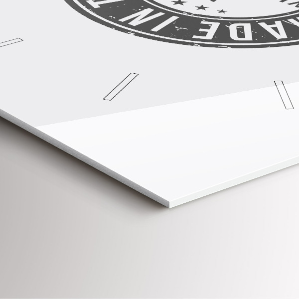 Reloj cuadrado Sello de Texas