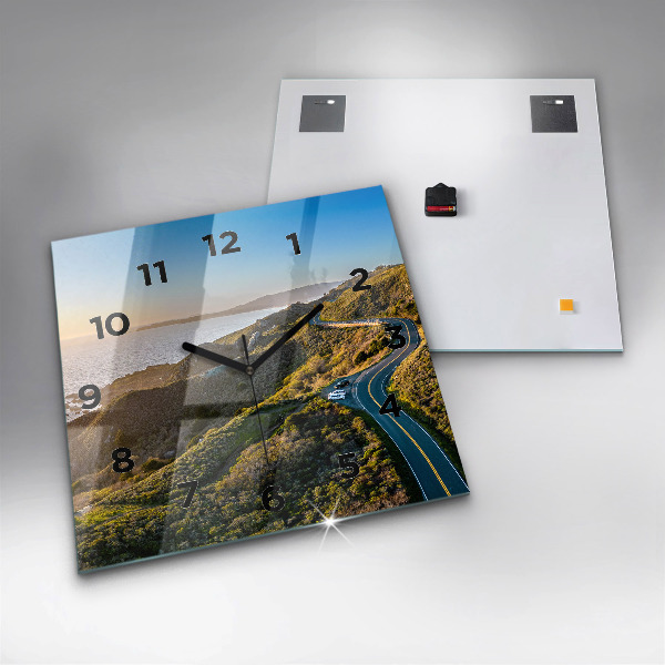 Reloj de pared cuadrado Carretera de San Francisco