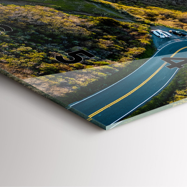 Reloj de pared cuadrado Carretera de San Francisco