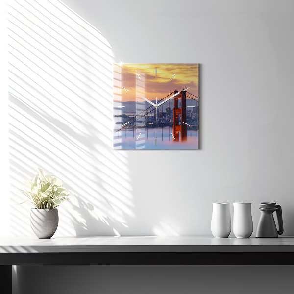 Reloj cuadrado Puente de San Francisco