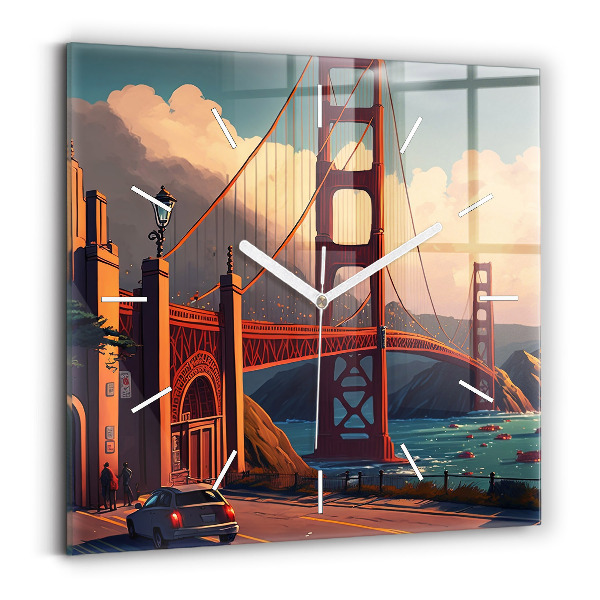 Reloj cuadrado Puente de San Francisco