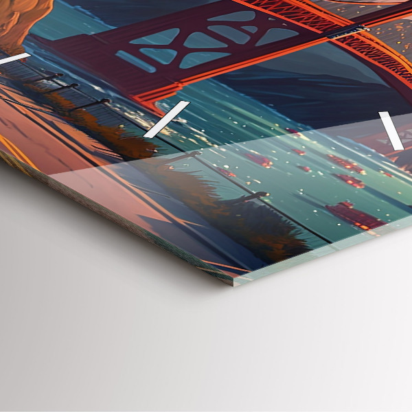 Reloj cuadrado Puente de San Francisco