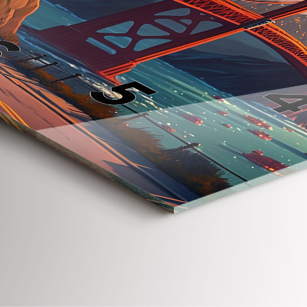 Reloj cuadrado Puente de San Francisco