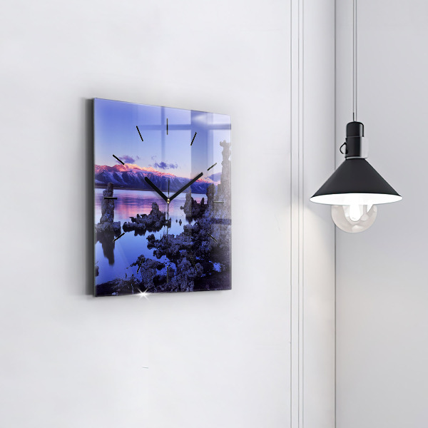 Reloj cuadrado Lago California