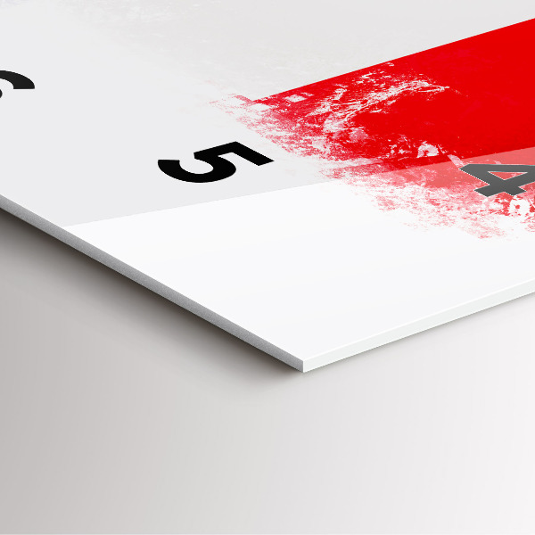 Reloj de pared cuadrado Bandera de Francia