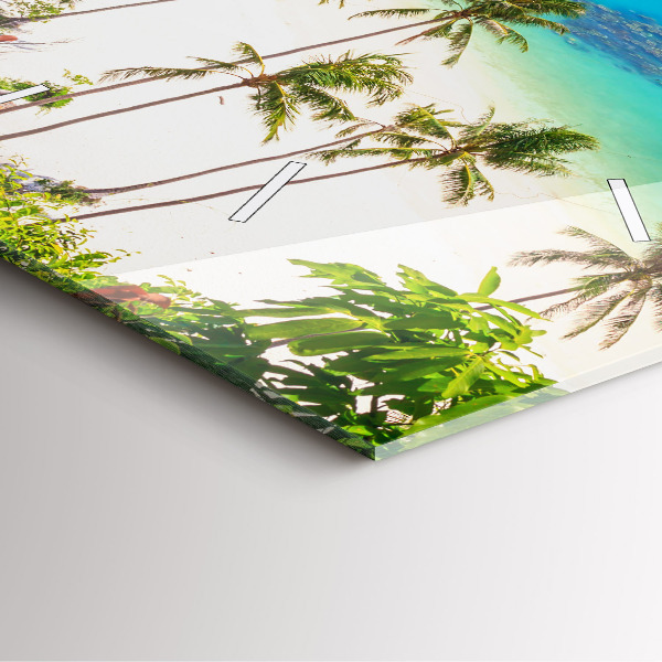 Reloj de pared cuadrado Parque nacional de Tailandia