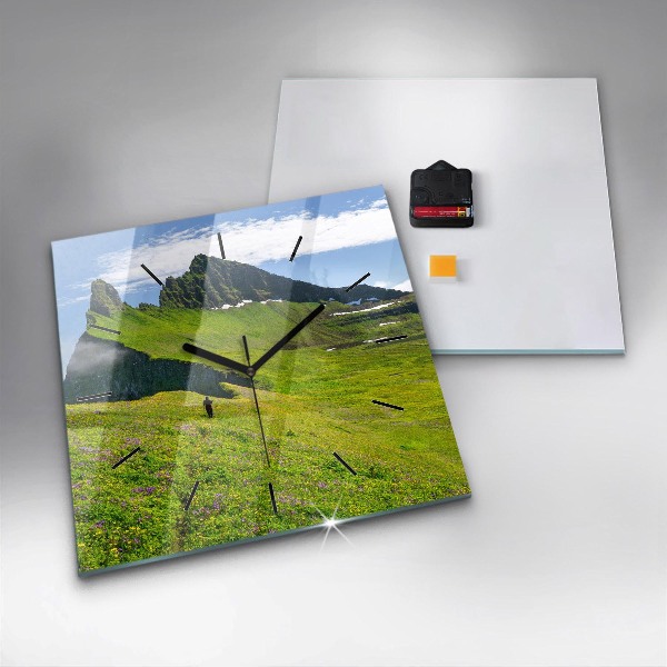 Reloj cuadrado Reserva natural de Hornstrandir Islandia