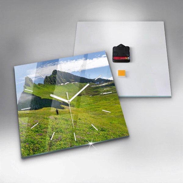 Reloj cuadrado Reserva natural de Hornstrandir Islandia