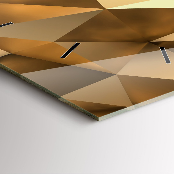 Reloj cuadrado Textura geométrica