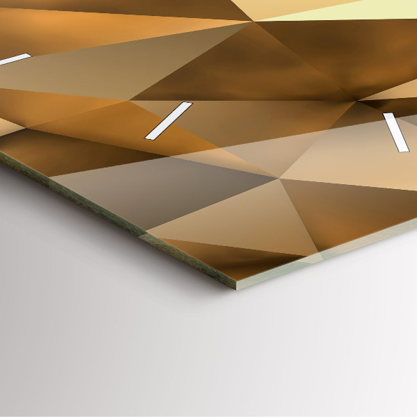 Reloj cuadrado Textura geométrica