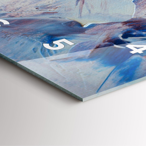 Reloj cuadrado Textura de pintura abstracta