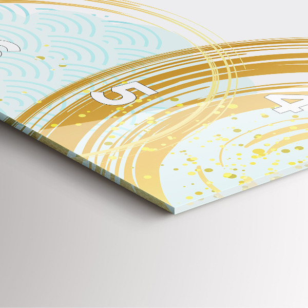 Reloj cuadrado Motivo decorativo