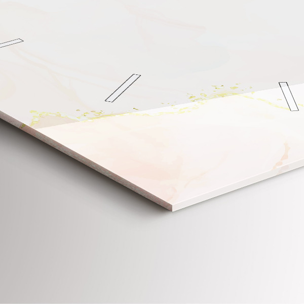 Reloj cuadrado Acuarela mármol