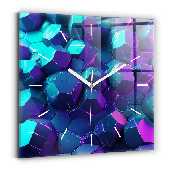Reloj de pared cuadrado Formas geométricas