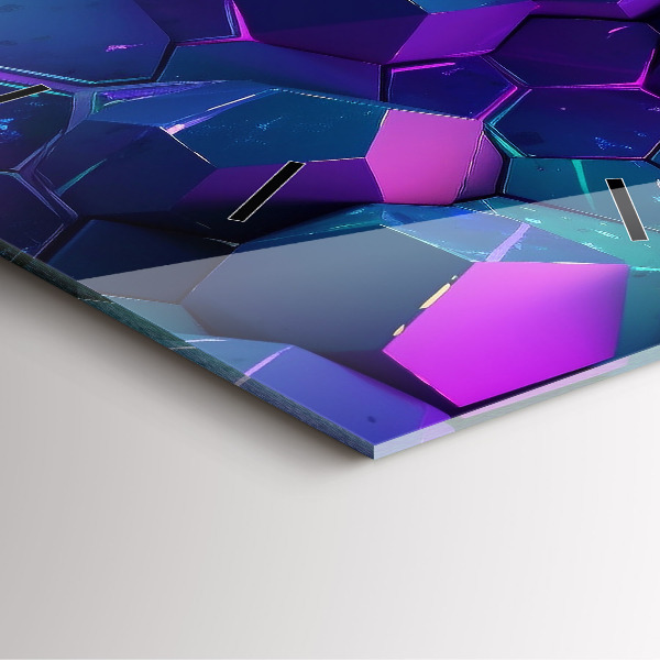 Reloj de pared cuadrado Formas geométricas