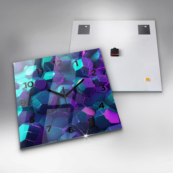 Reloj de pared cuadrado Formas geométricas