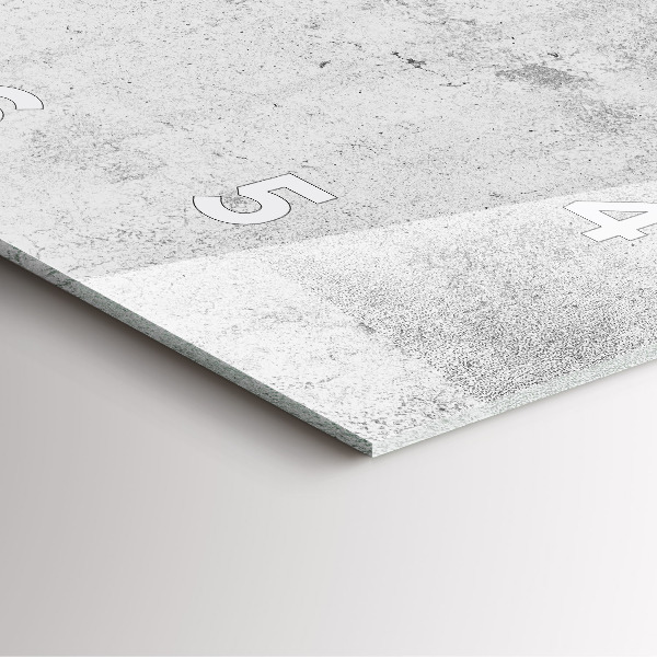 Reloj cuadrado Muro de hormigón