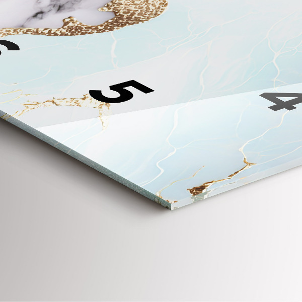 Reloj cuadrado Mármol