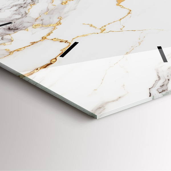 Reloj cuadrado Mármol decorativo